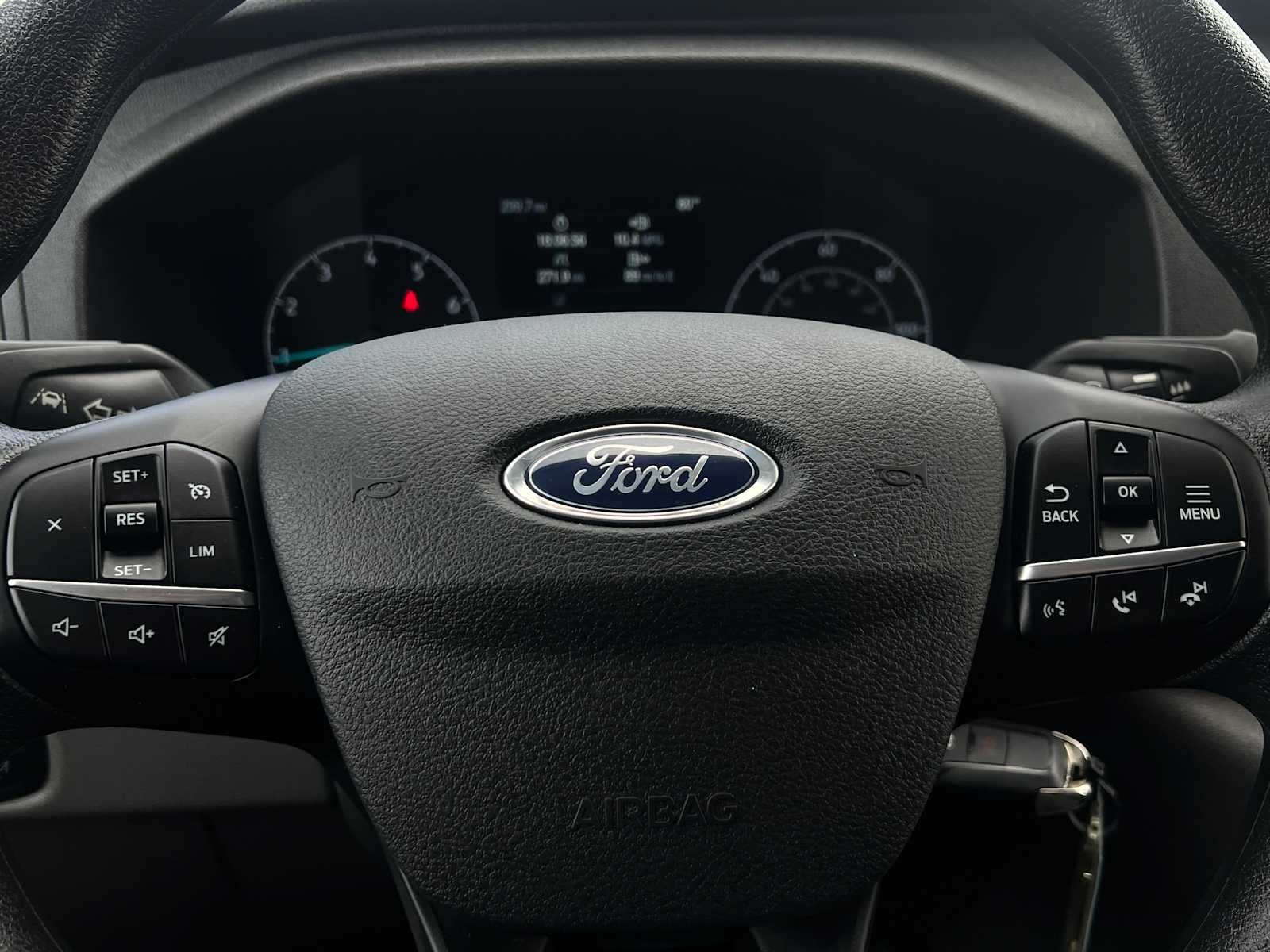 2023 Ford Transit Cargo Van T-250 148" Hi Rf 9070 GVWR RWD