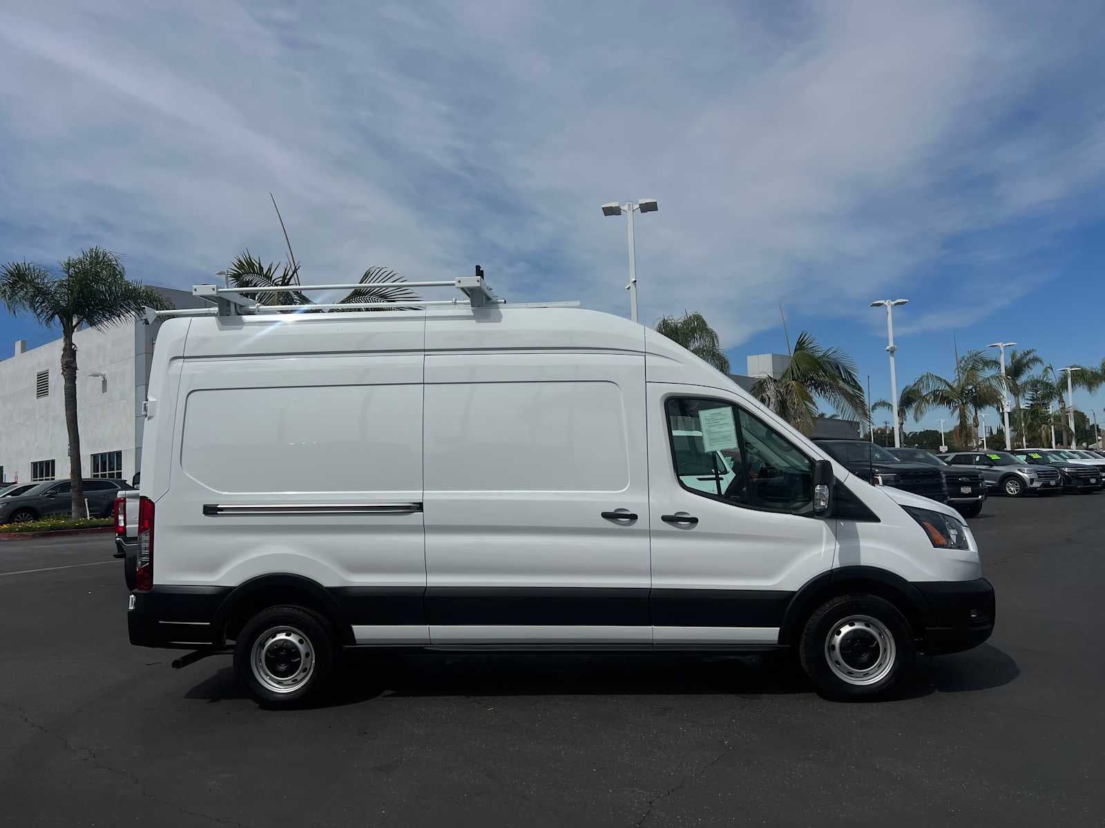 2023 Ford Transit Cargo Van T-250 148" Hi Rf 9070 GVWR RWD