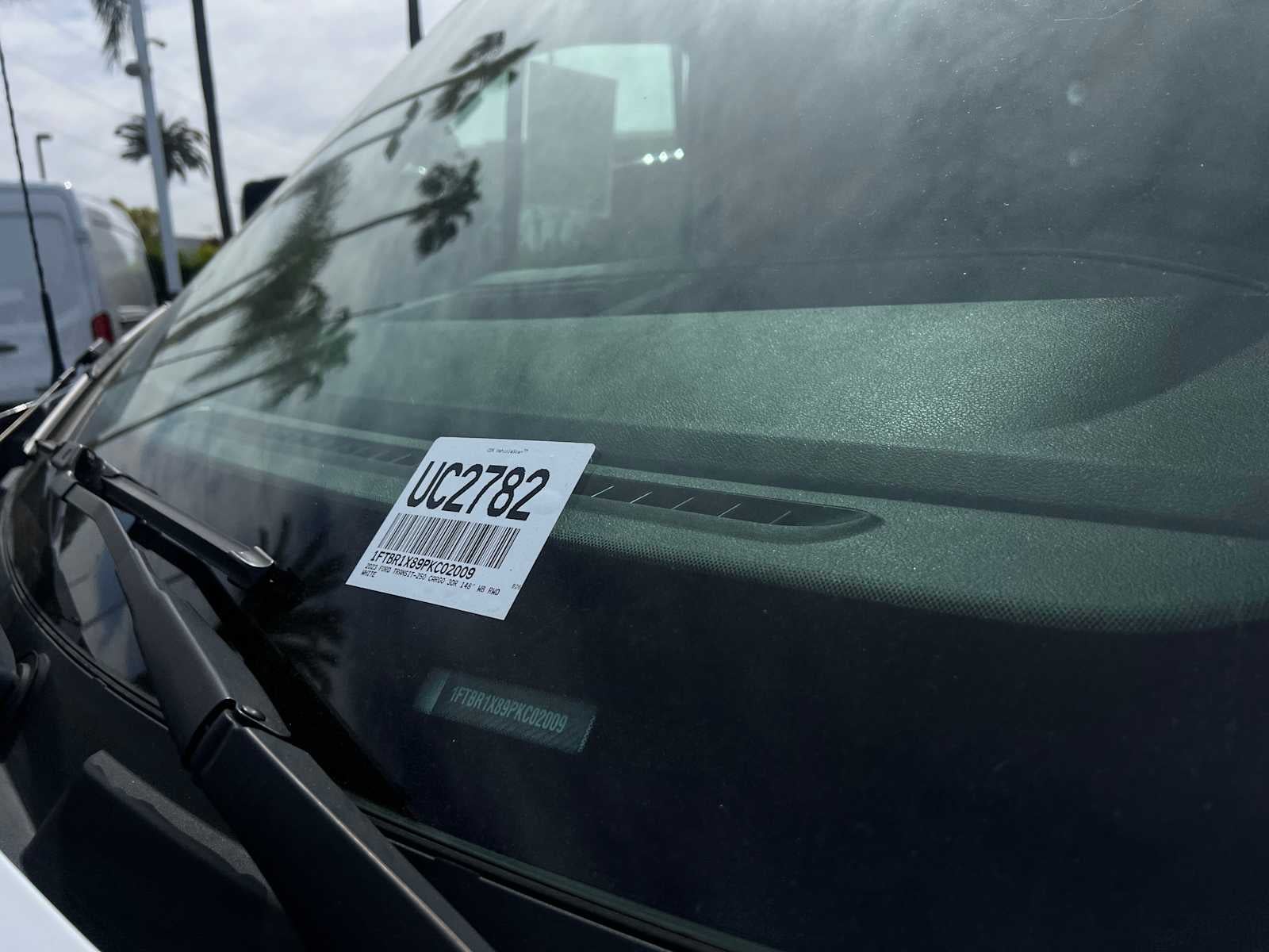 2023 Ford Transit Cargo Van T-250 148" Hi Rf 9070 GVWR RWD