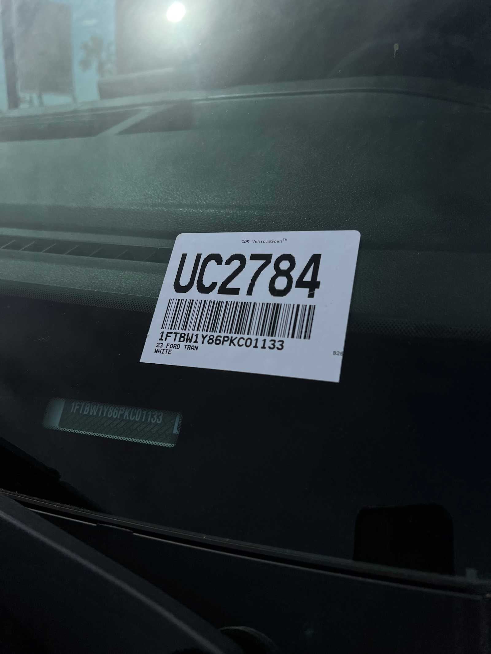 2023 Ford Transit Cargo Van T-350 130" Low Rf 9500 GVWR RWD