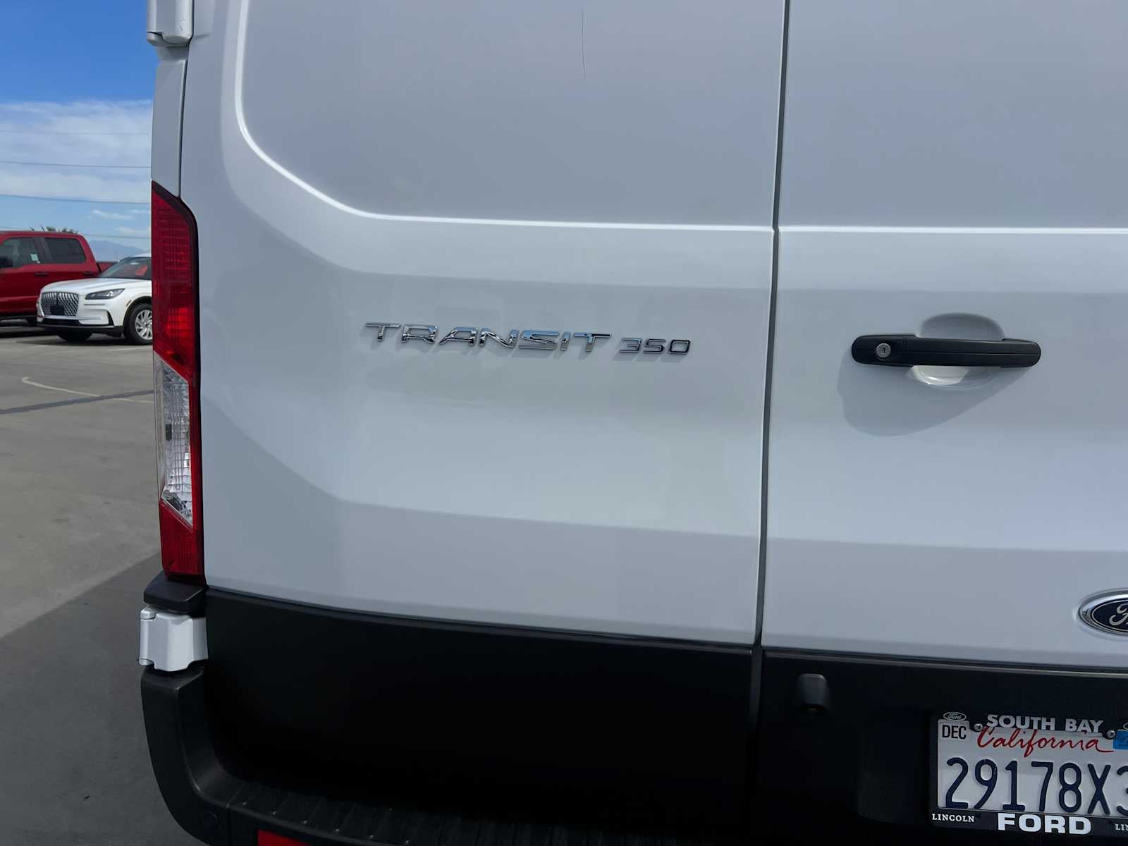 2023 Ford Transit Cargo Van T-350 130" Low Rf 9500 GVWR RWD