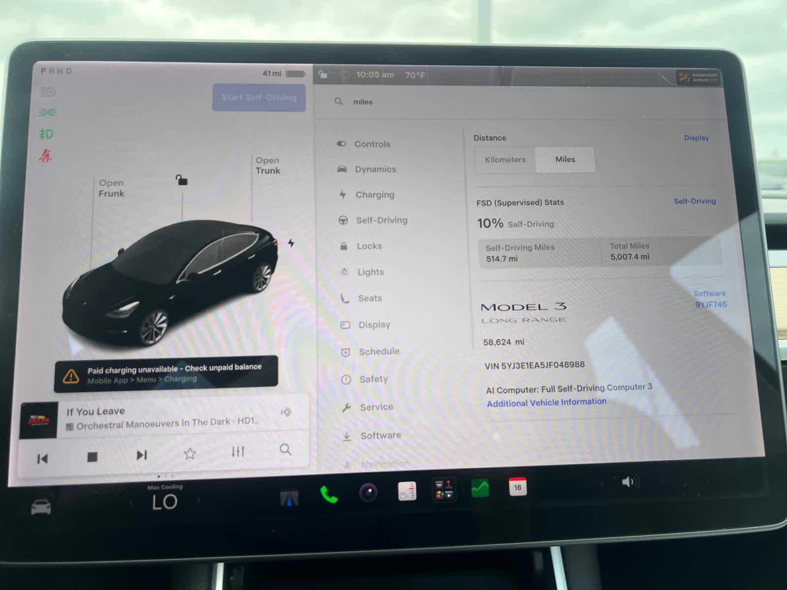 2018 Tesla Model 3 Long Range Battery