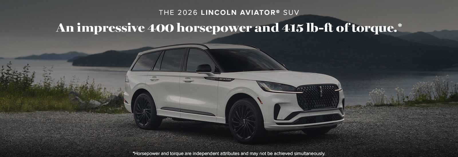 2026 lincoln aviator suv white